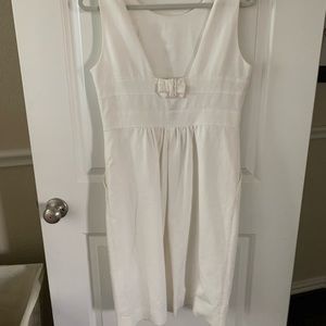 White J CREW dress! Never worn, still has tags on. Womens size 10.